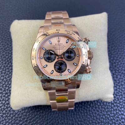 Noob Factory Rolex Rose Gold Daytona 40MM Replica Swiss Watch